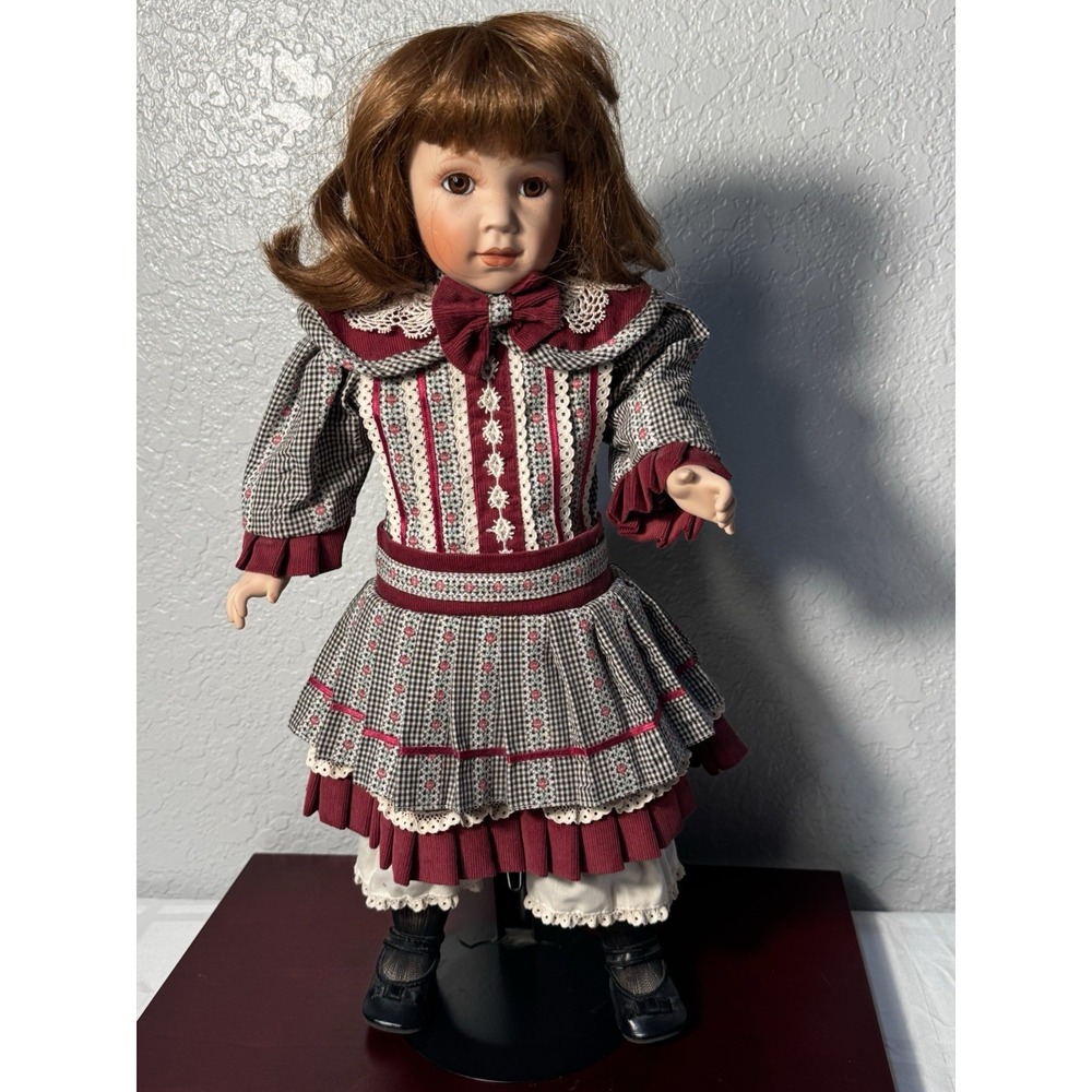 Vintage Collectible Porcelain Doll Coca-Cola Hat Stand Very Pretty
